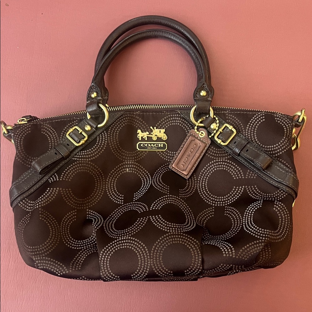 Coach bag with dust bag